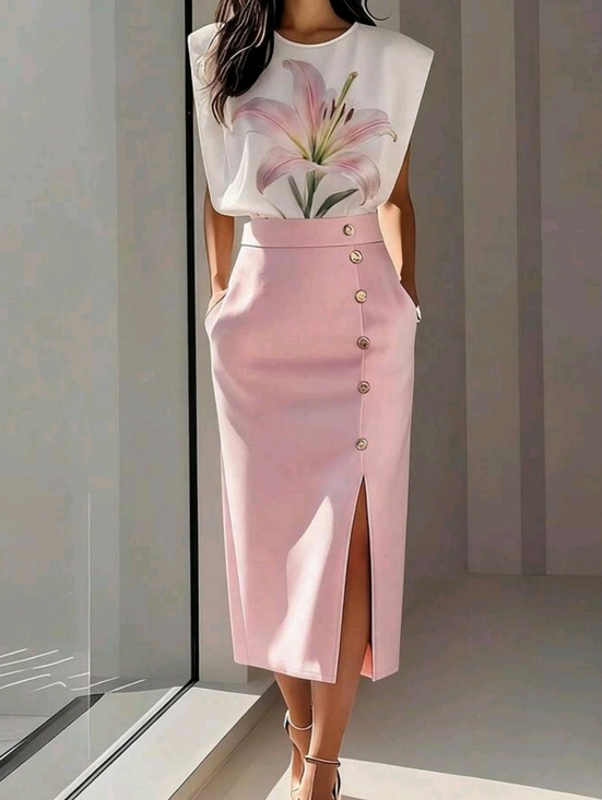 Dresses & Skirts - Women's Summer Two-Piece Set